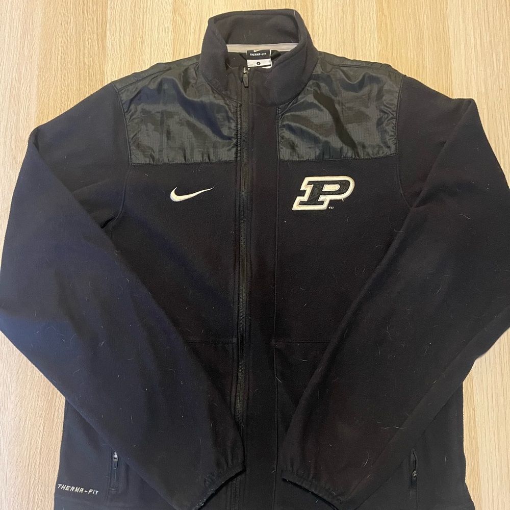 Nike Purdue zip up fleece size Small